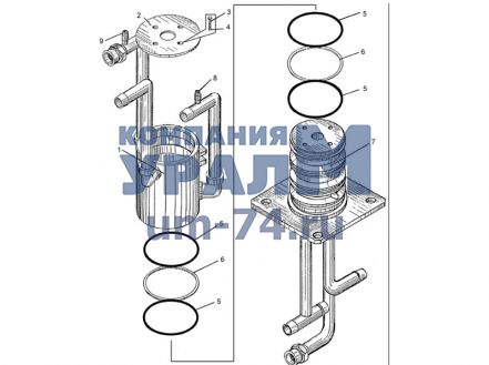 Чертеж Соединение вращающееся КС-3577.83.300-2